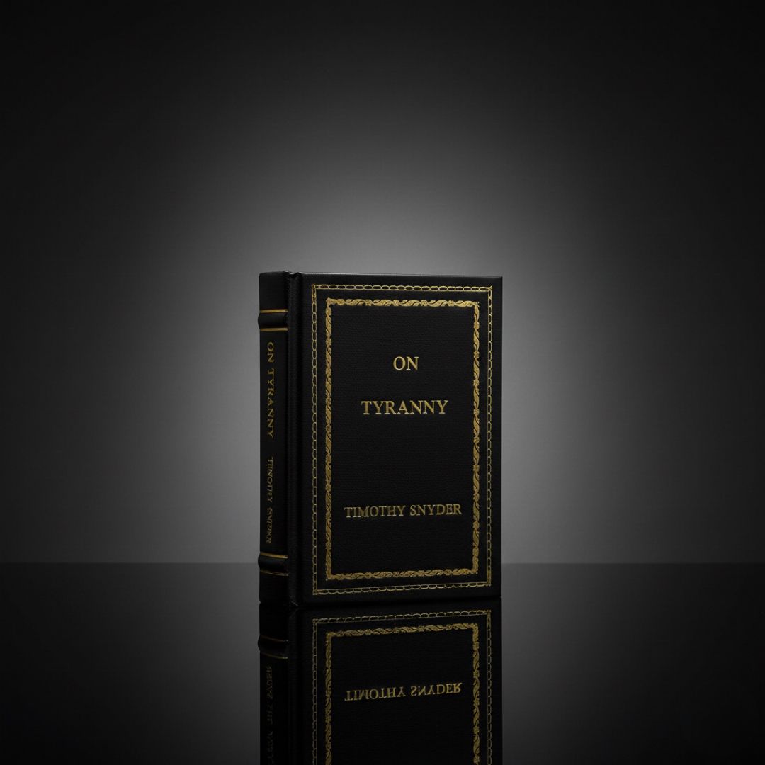 On Tyranny by Timothy Snyder Leather-Bound