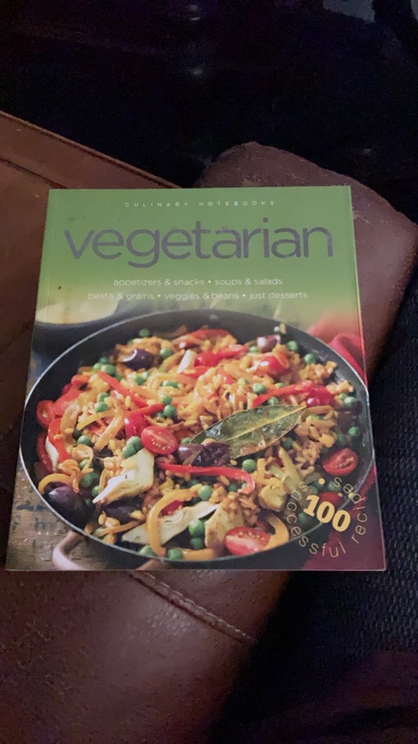 Vegetarian Appetizers & Snacks, Soups & Salads, Pasta & Grains, Veggies & Beans, Just Desserts