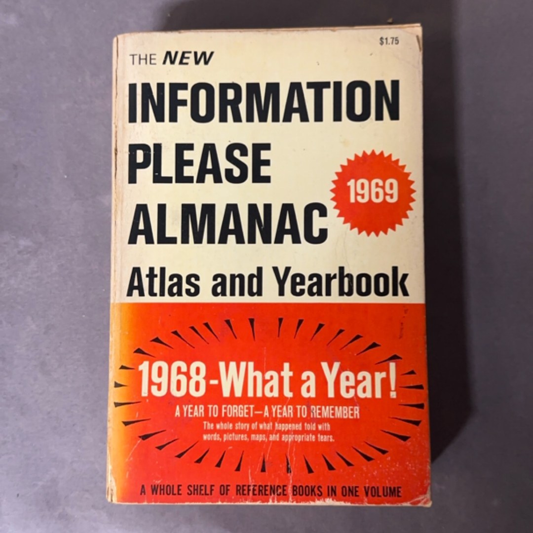 The New Information Please Almanac - 1969