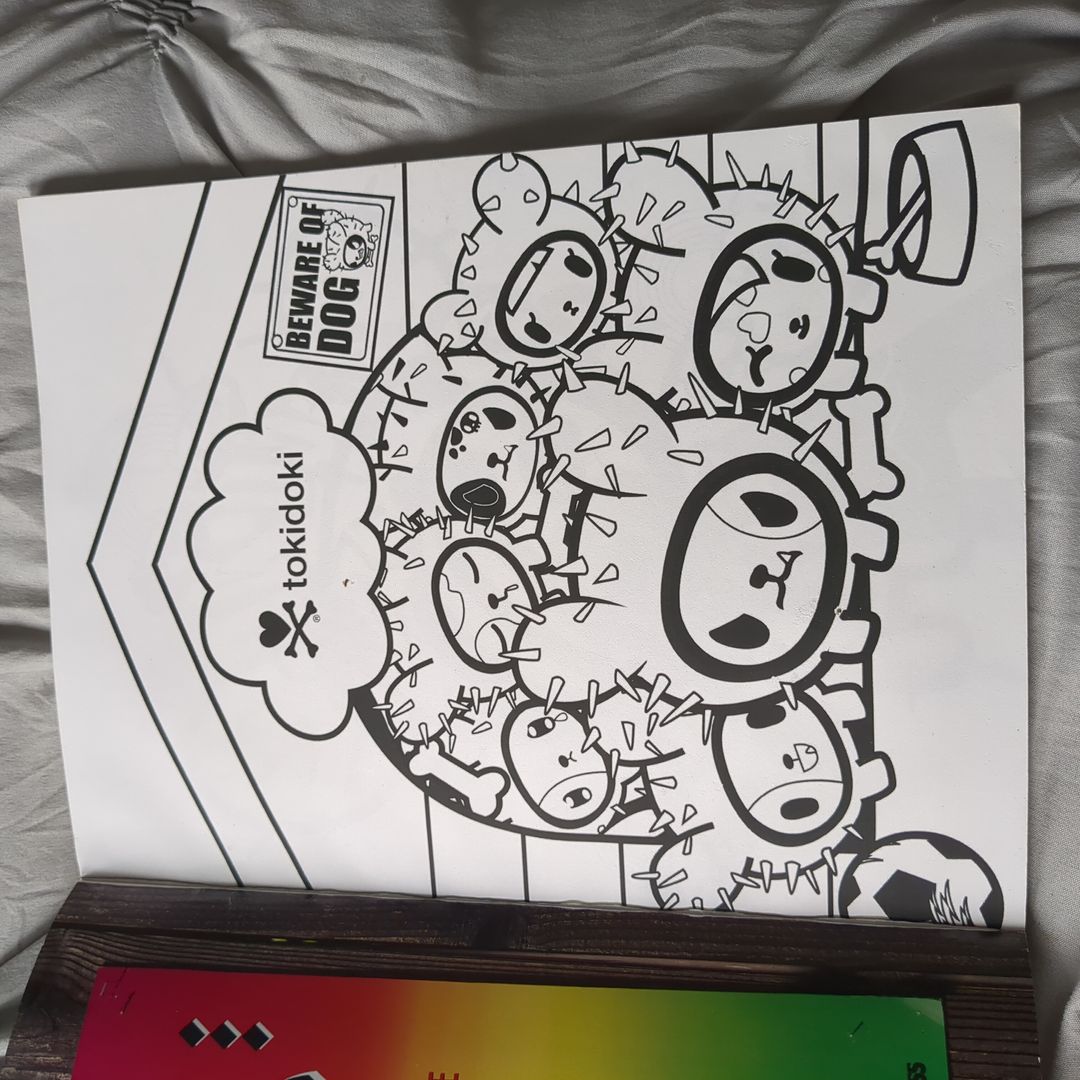 Tokidoki Color Ink Book by A Brothers Washburn Production