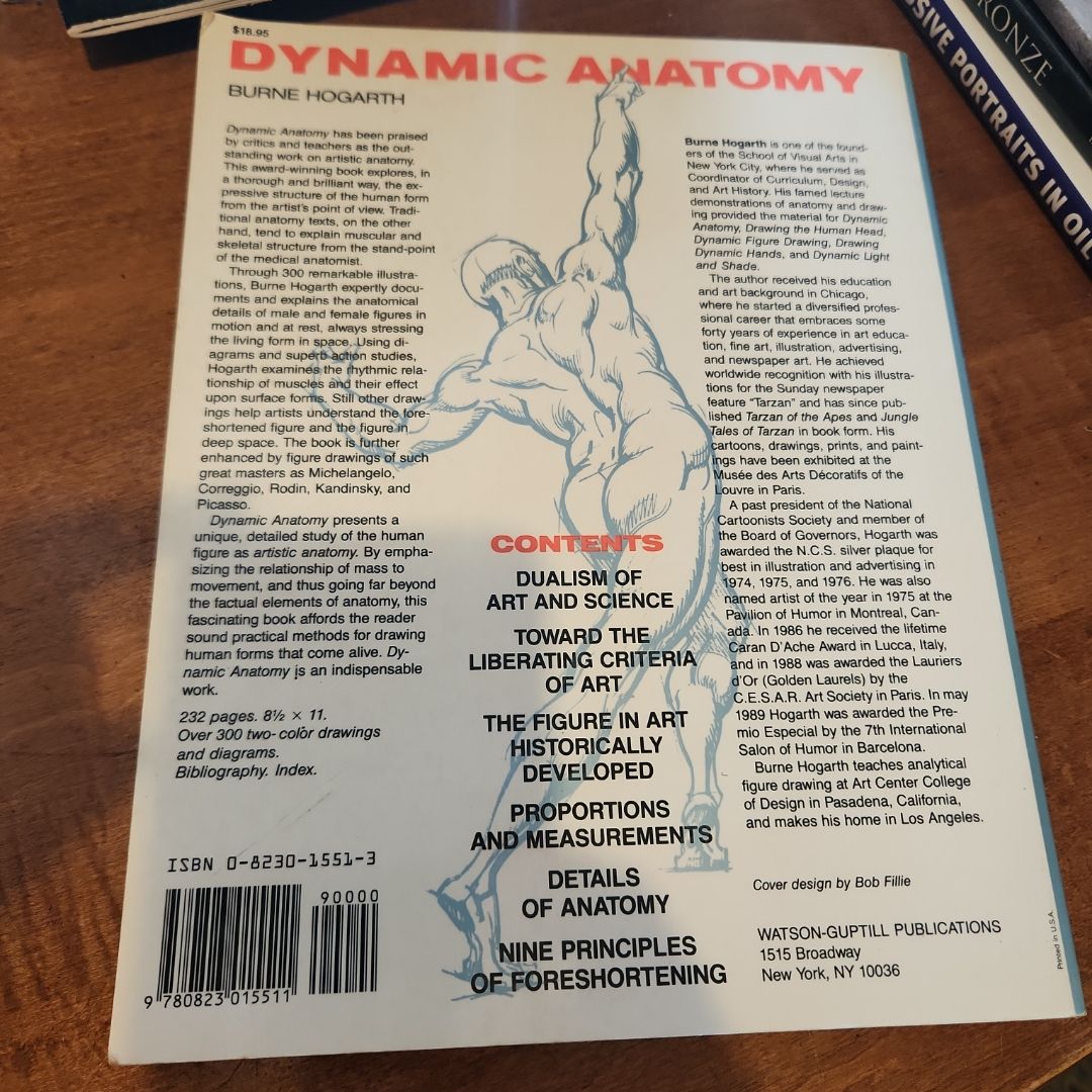 Dynamic Anatomy by Burne Hogarth