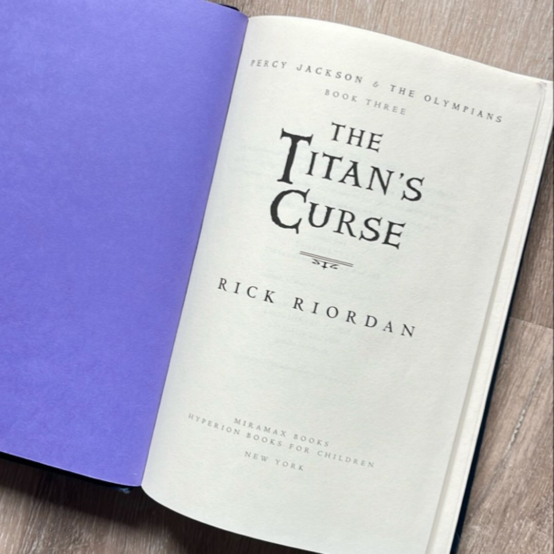 The Titan's Curse (Percy Jackson and the Olympians, Book Three)