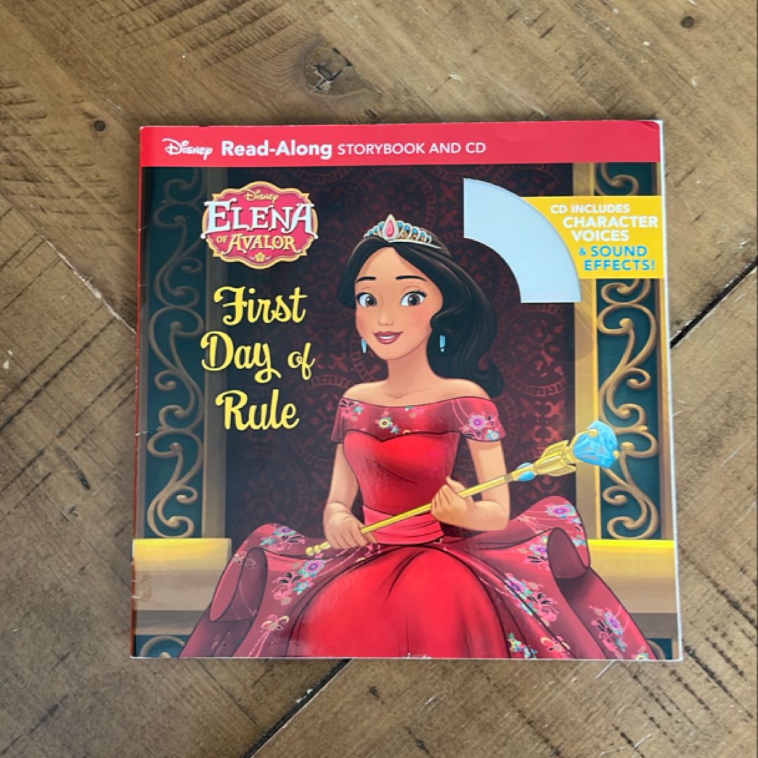 Elena of Avalor Read-Along Storybook and CD Elena's First Day of Rule