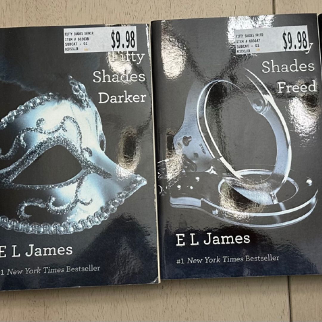 Fifty Shades of Grey 4 book set 