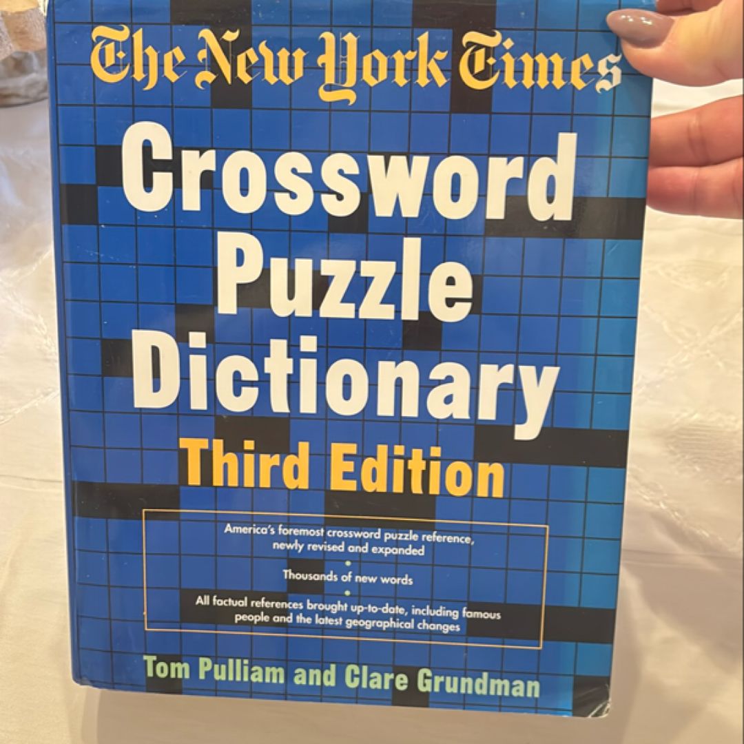The New York Times Crossword Puzzle Dictionary