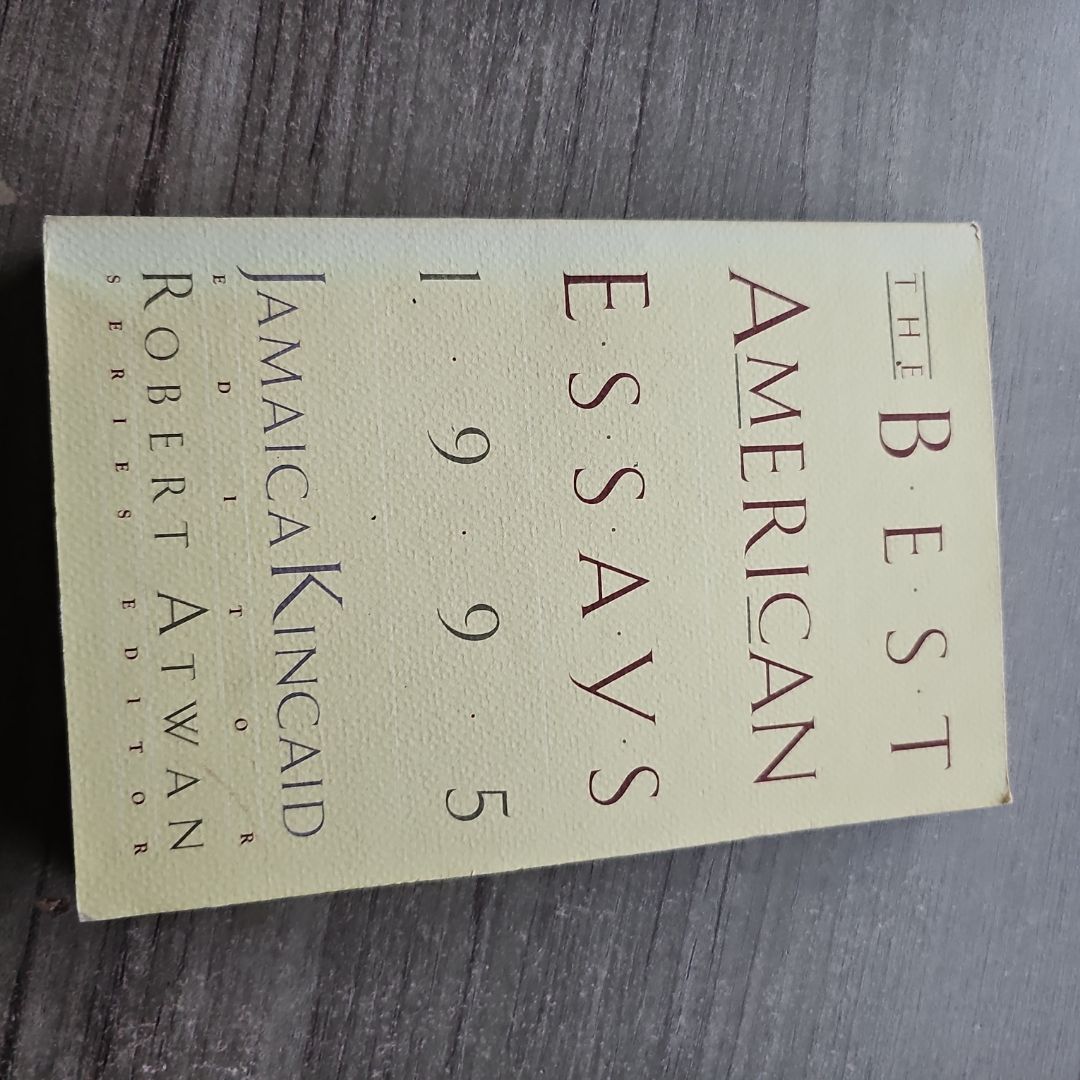 The Best American Essays, 1995