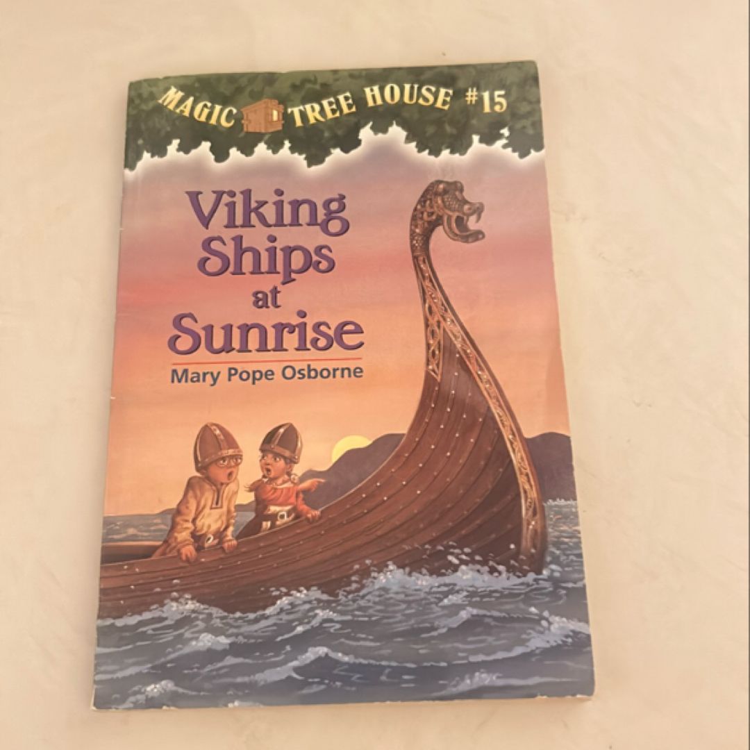 Viking Ships at Sunrise 