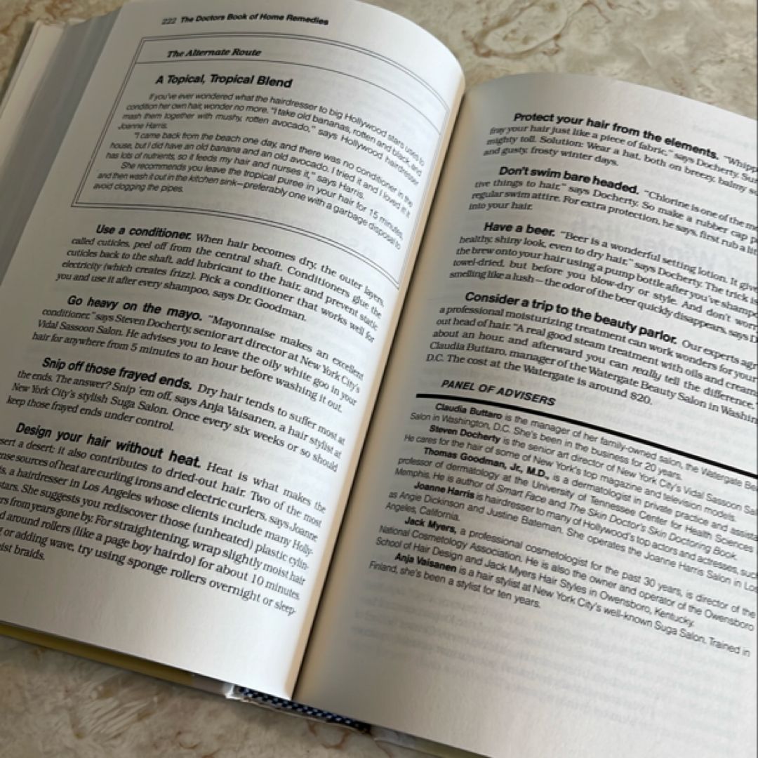 The Doctor's Book of Home Remedies