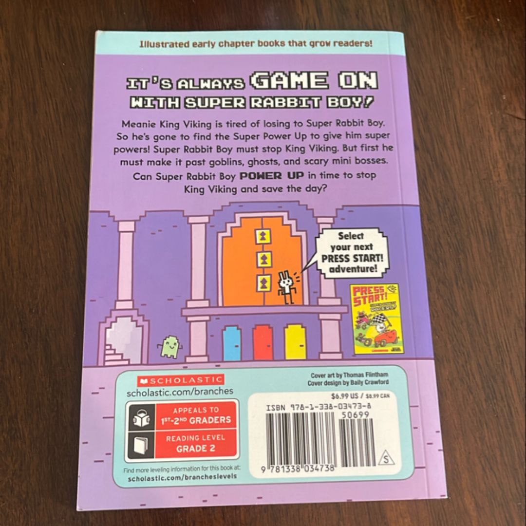 Super Rabbit Boy Powers up! a Branches Book (Press Start! #2) by Thomas ...