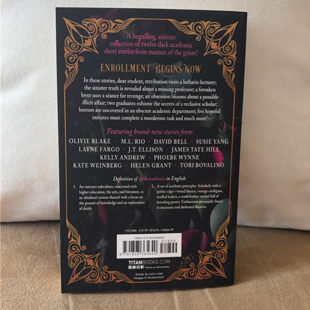 In These Hallowed Halls: a Dark Academia Anthology