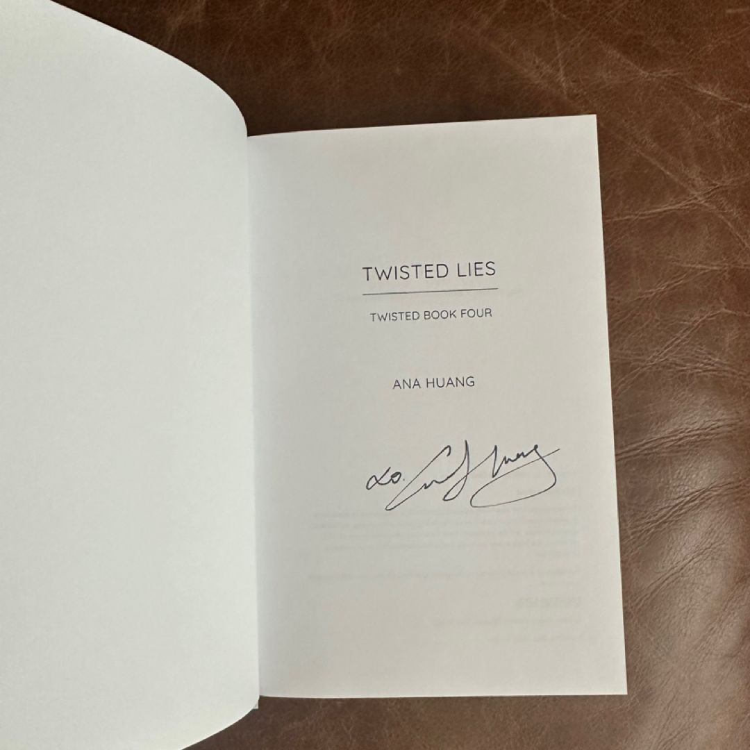 Cover To Cover Book Box Twisted Series By Ana Huang Special Edition Set signed