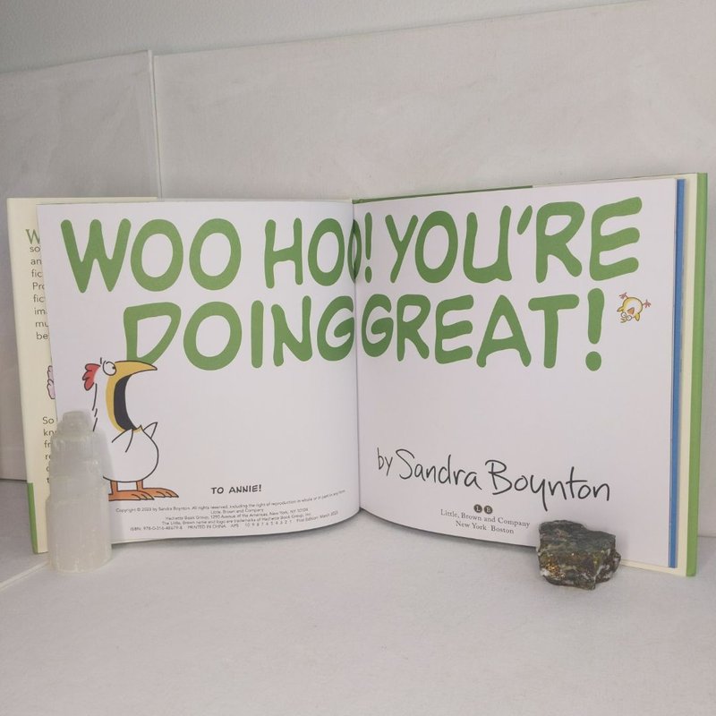 Woo Hoo! You're Doing Great!