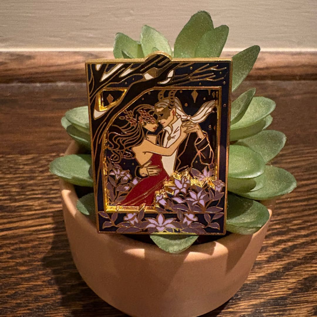 Owlcrate Perfect Pairings Enamel Pin Belladonna and Death