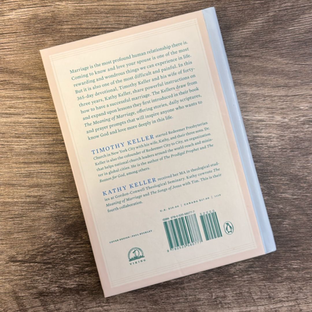 The Meaning of Marriage: a Couple's Devotional