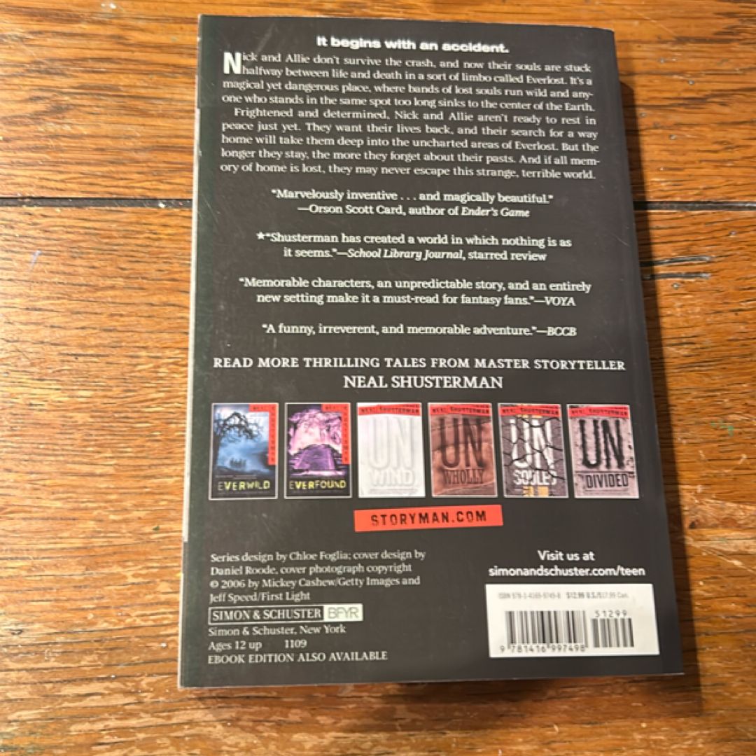 Everlost by Neal Shusterman