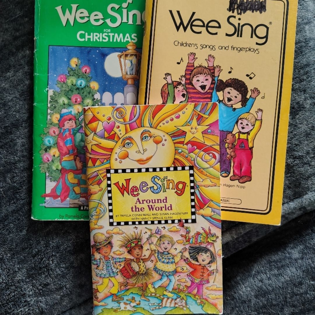 Wee Sing (Collection of 3 - Around the World; For Christmas; & Children's Songs and Fingerplays)
