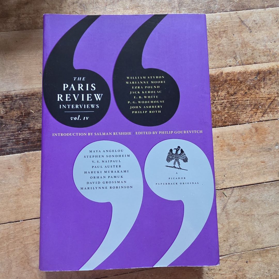 The Paris Review Interviews, IV