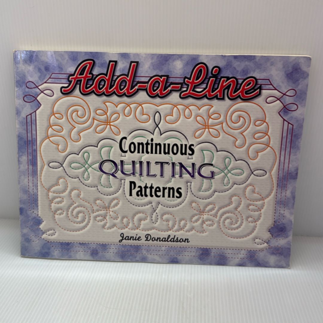 Add a Line Continuous Quilting Patterns