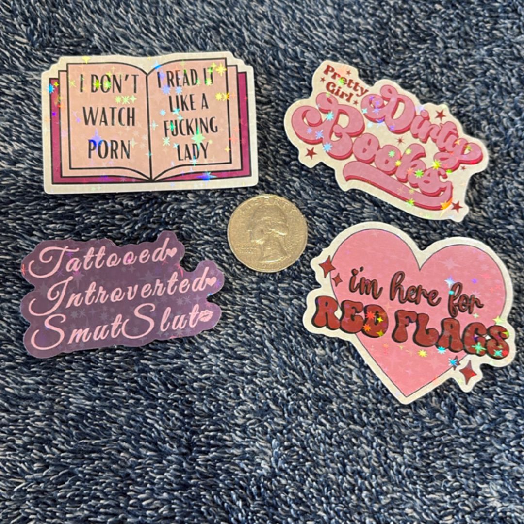 ‘Smut Slut’ Bookish Stickers
