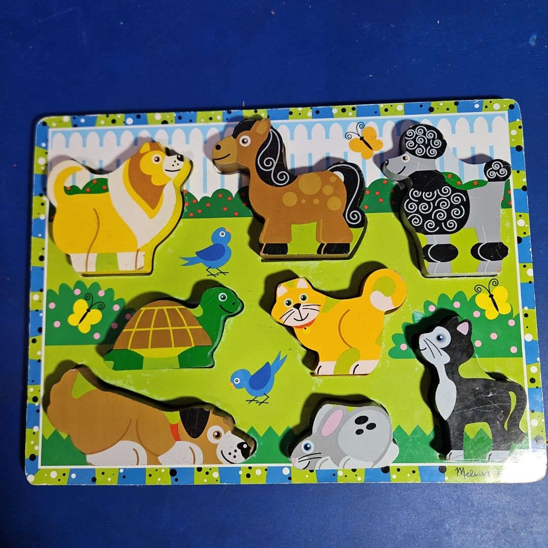 Melissa & Doug CHUNKY PUZZLE: PETS