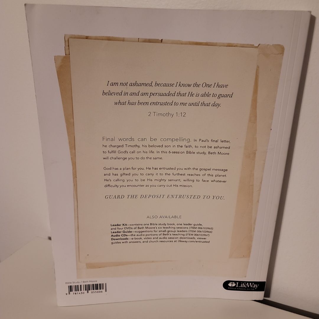 Entrusted - Bible Study Book