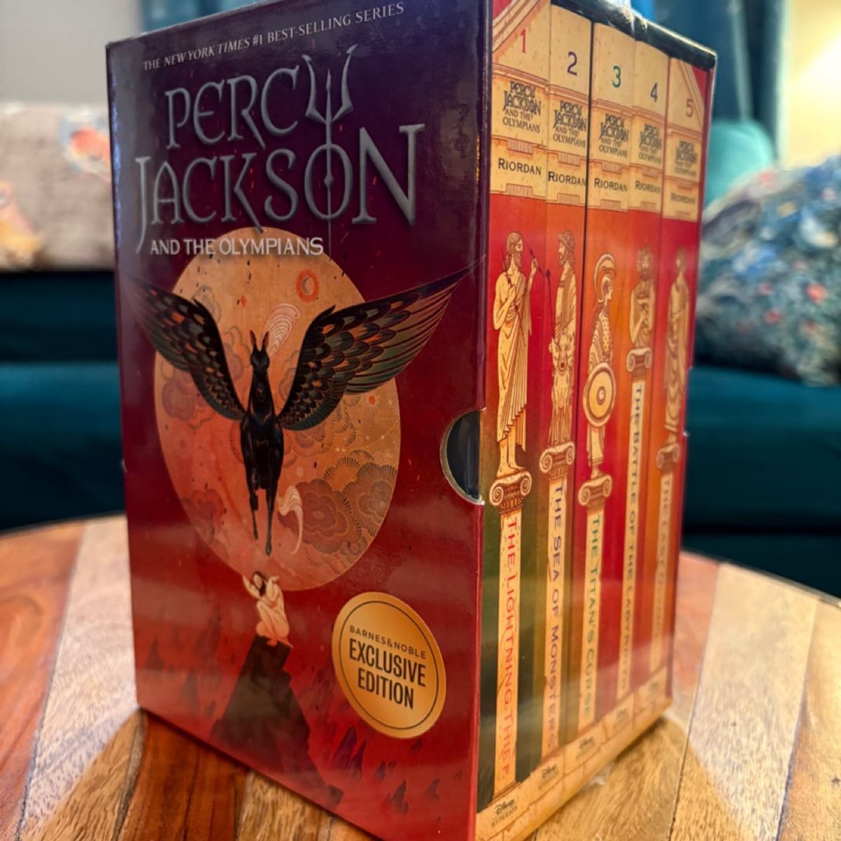 Percy Jackson And The Olympians 5 Book Set Barnes Noble Exclusive by ...