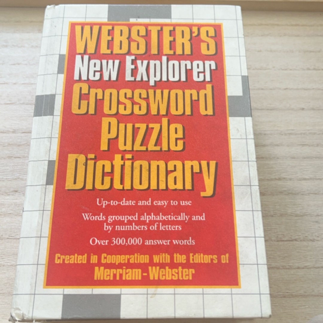 Webster's New Explorer Crossword Puzzle Dictionary
