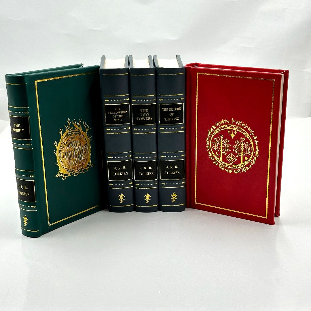Combined Tolkien Edition: Lord of the Rings, The Silmarillion, and The Hobbit Leather Bound