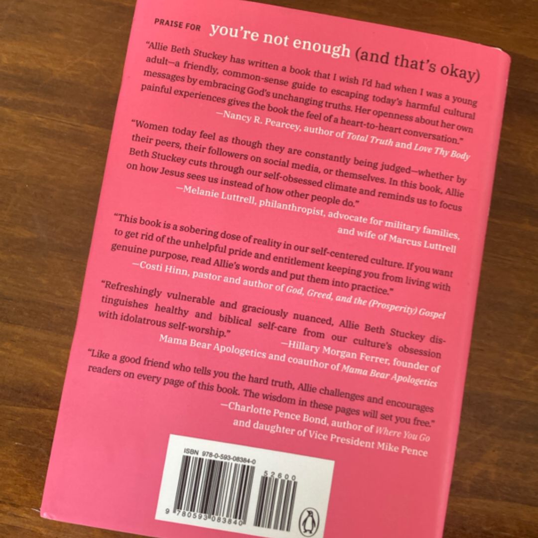 You're Not Enough (and That's Okay)