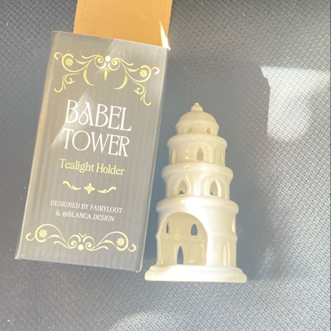 Babel Tower Tealight Holder