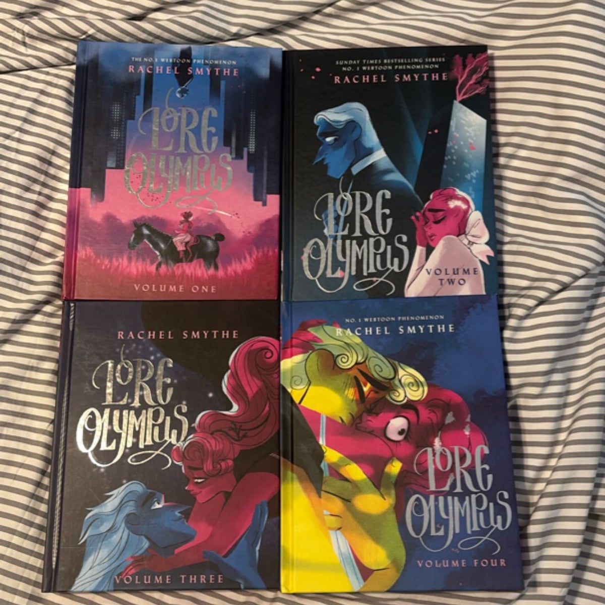 Lore Olympus Vol 1-4 Illumicrate Special Editions by Rachel Smythe ...