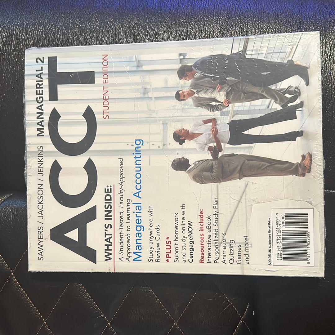 Managerial ACCT2 (with CengageNOW with EBook Printed Access Card)