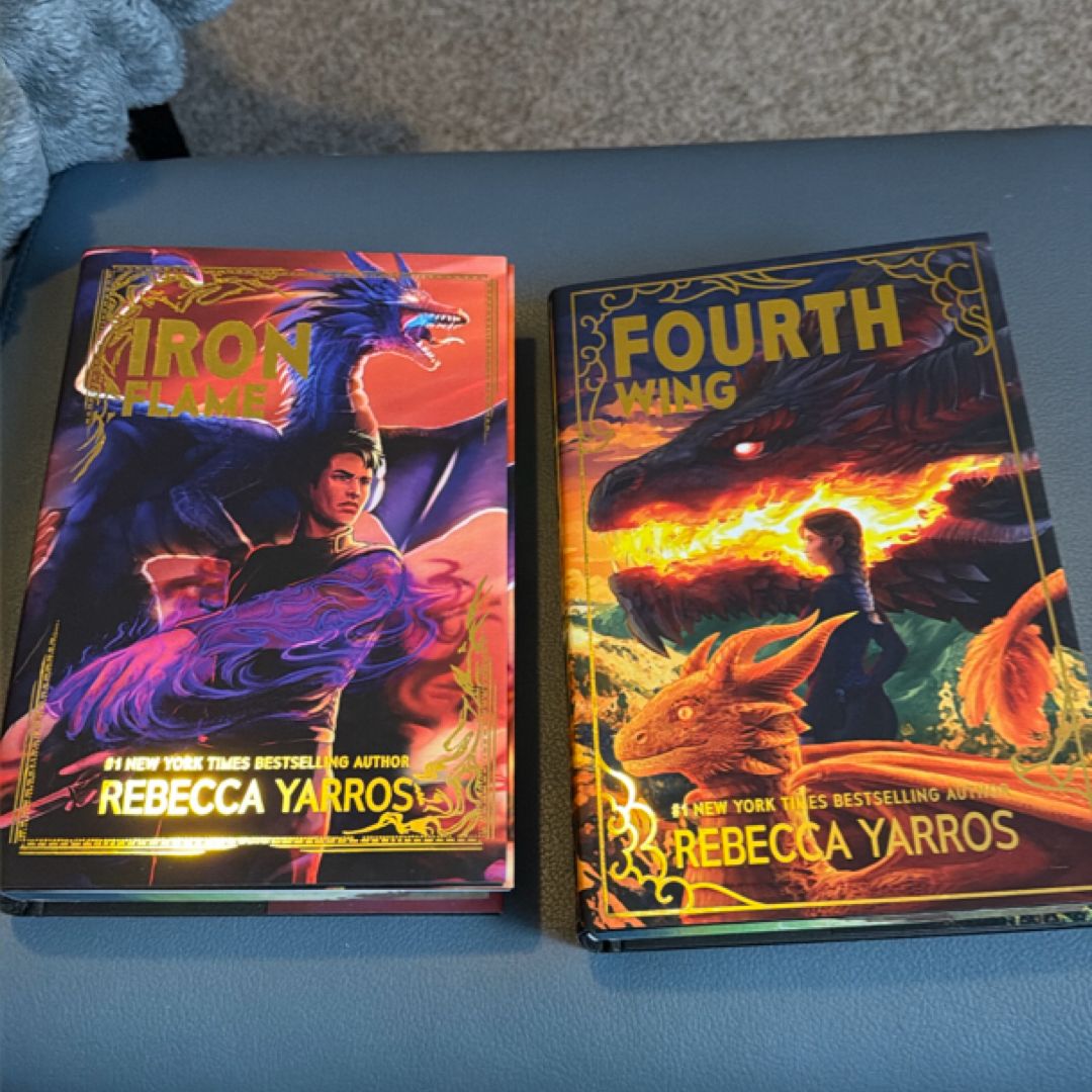 Acrylipics editions of fourth wing and iron flame