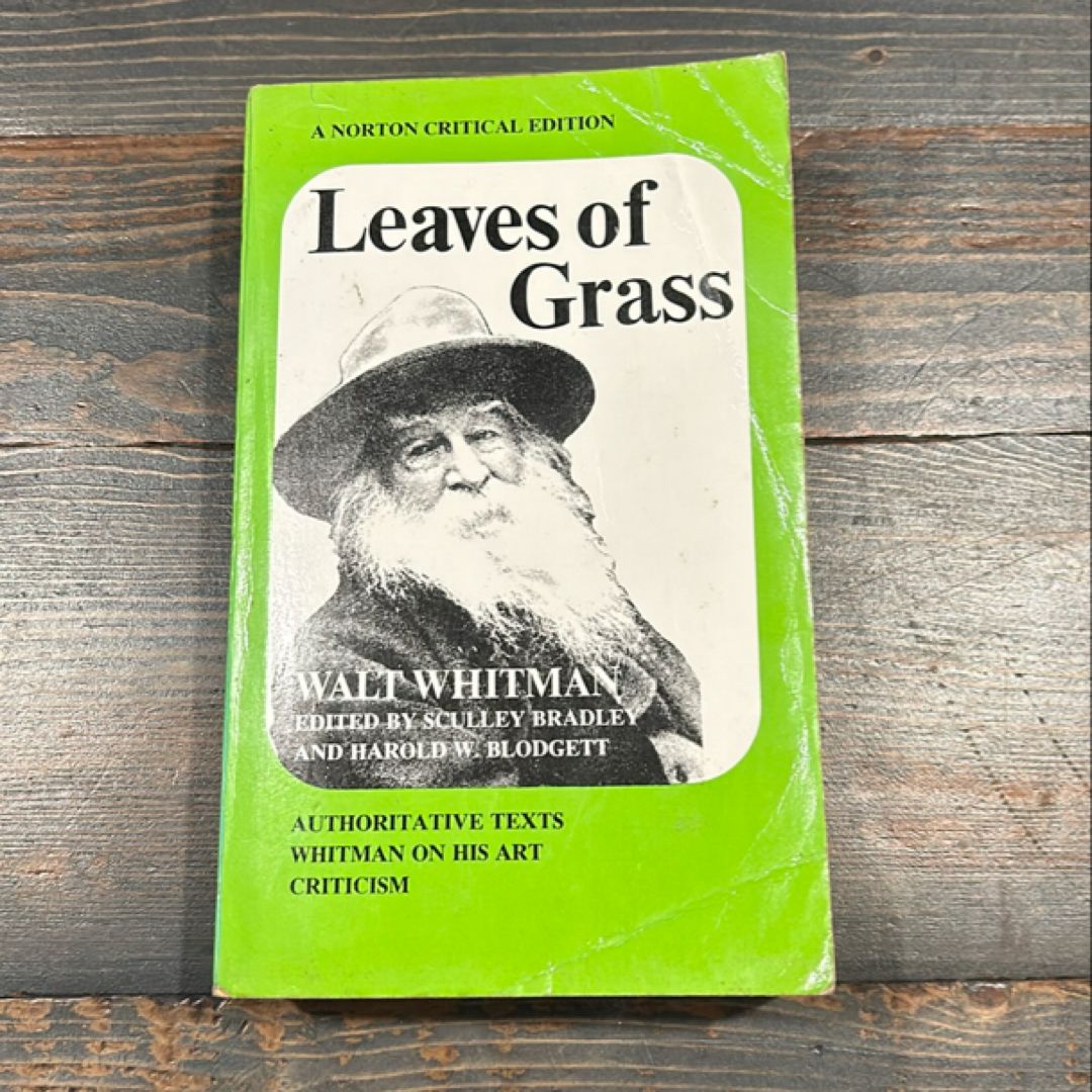 Leaves of Grass, a Textual Variorum of the Printed Poems, 1855-1856