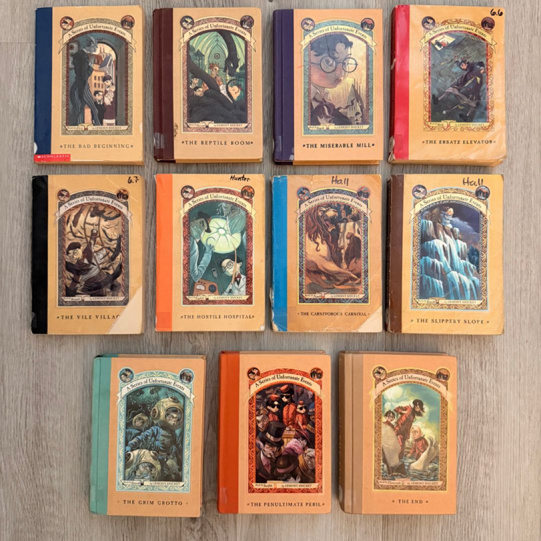 BUNDLE: Series of Unfortunate Events series (11 books)