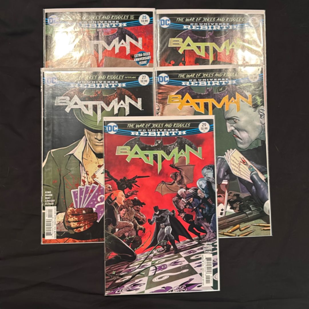 Batman #25-#32 the War of Jokes and Riddles