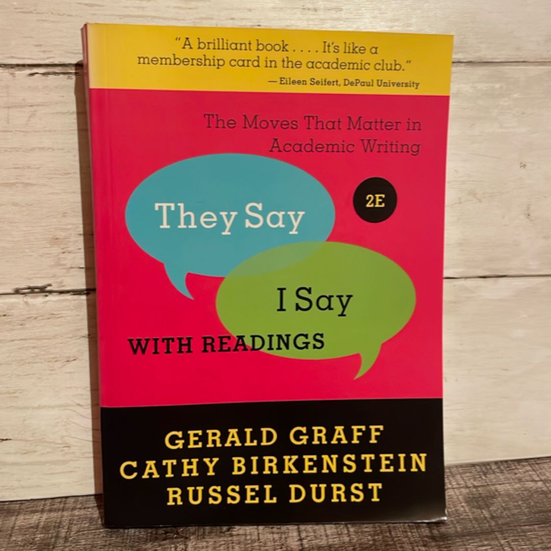 They Say / I Say