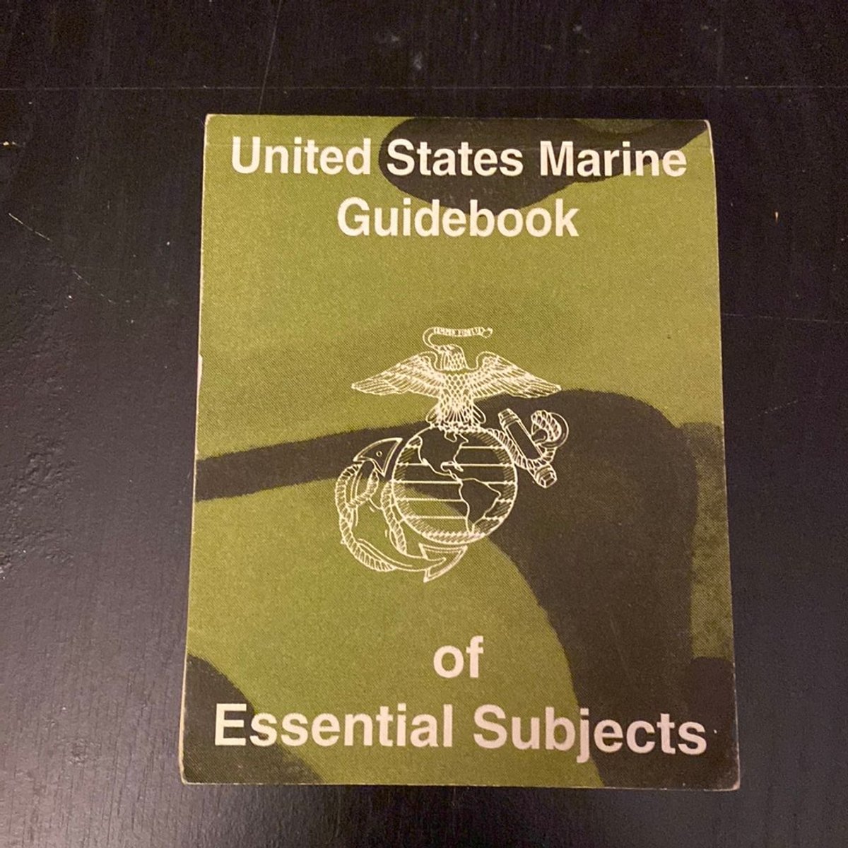United States Marine Guidebook of Essential Subjects by