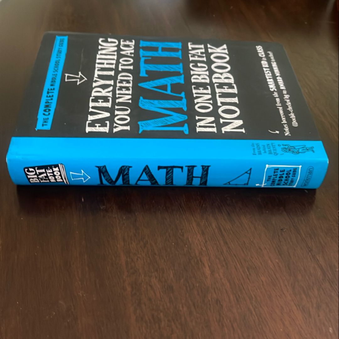 Everything You Need to Ace Math in One Big Fat Notebook