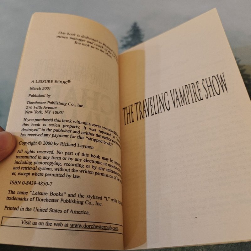 Traveling Vampire Show