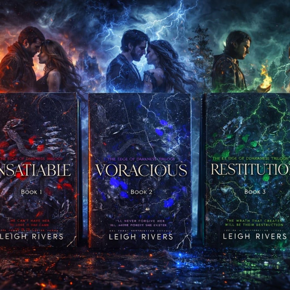 Edge of Darkness Trilogy Paperback Set – Insatiable Voracious ...