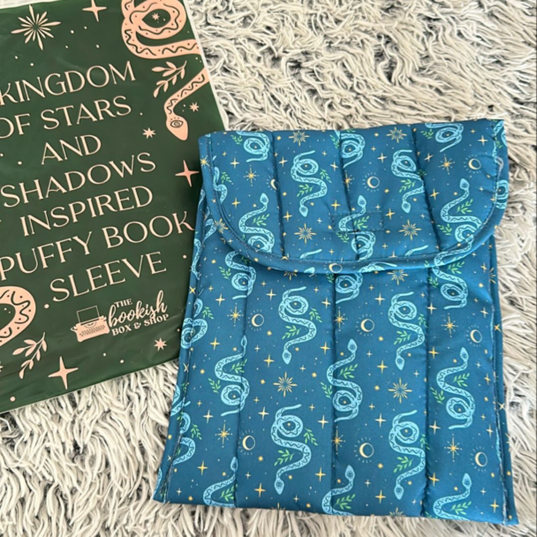 Bookish Box A Kingdom of Stars and Shadows Puffy Book Sleeve