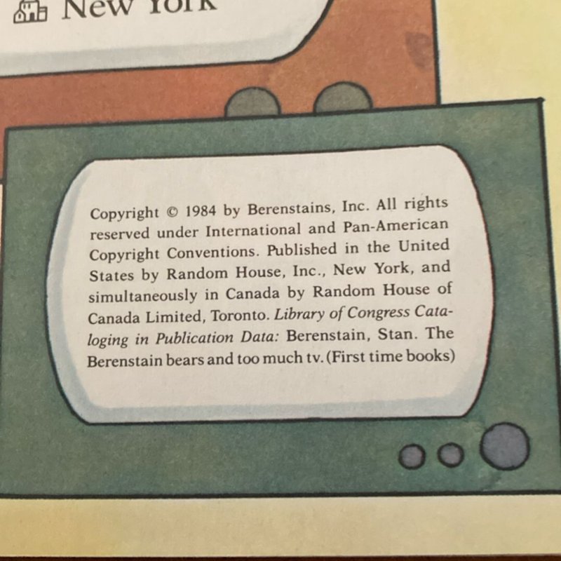 The Berenstain Bears and Too Much TV