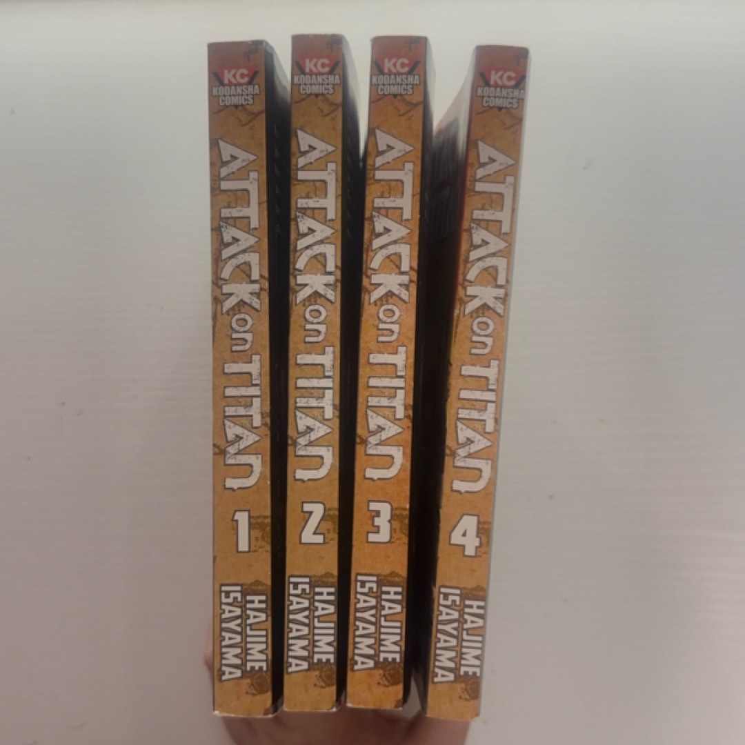 Attack on Titan Season 1 Part 1 Manga Box Set