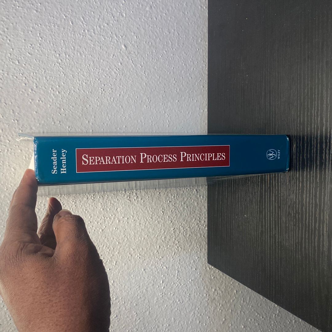 Separation Process Principles by J. D. Seader, Ernest J. Henley