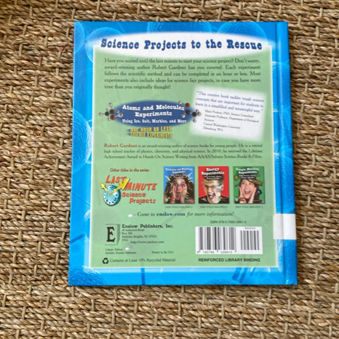 Atoms and Molecules Experiments Using Ice, Salt, Marbles, and More