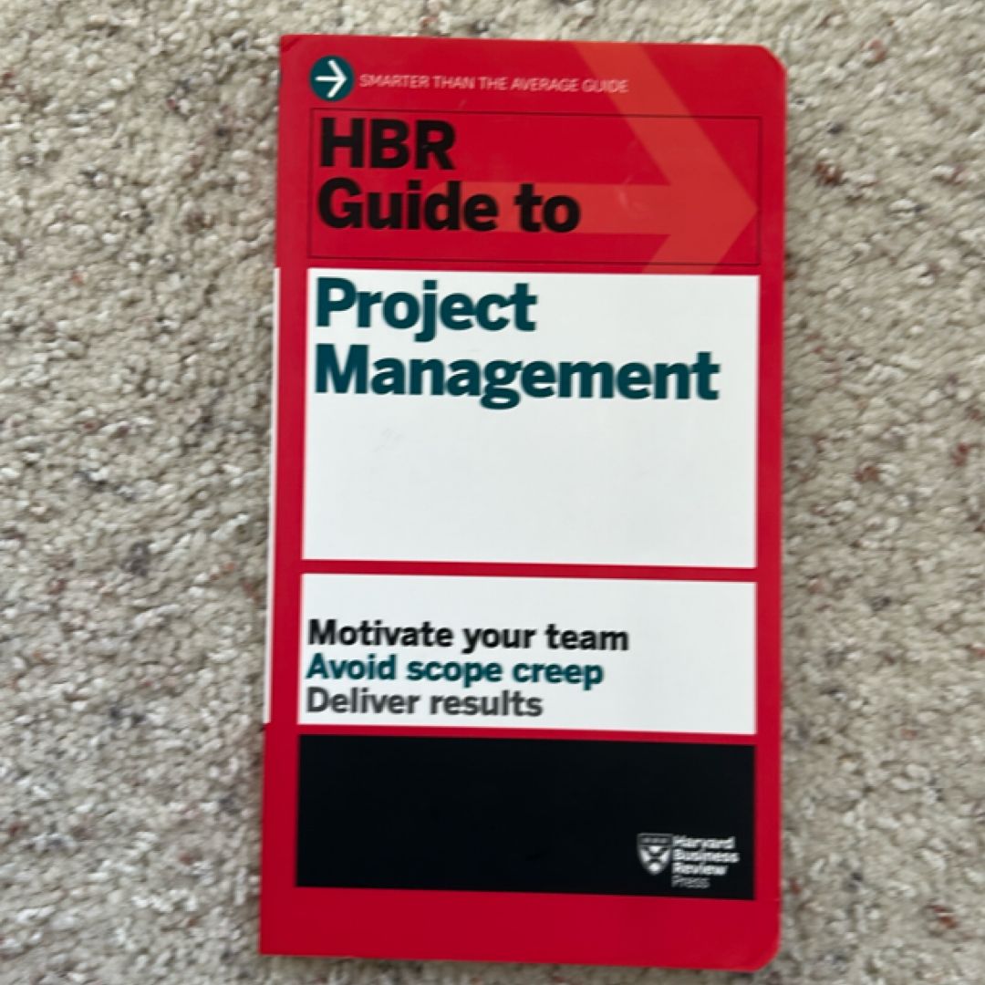 HBR Guide to Project Management (HBR Guide Series)