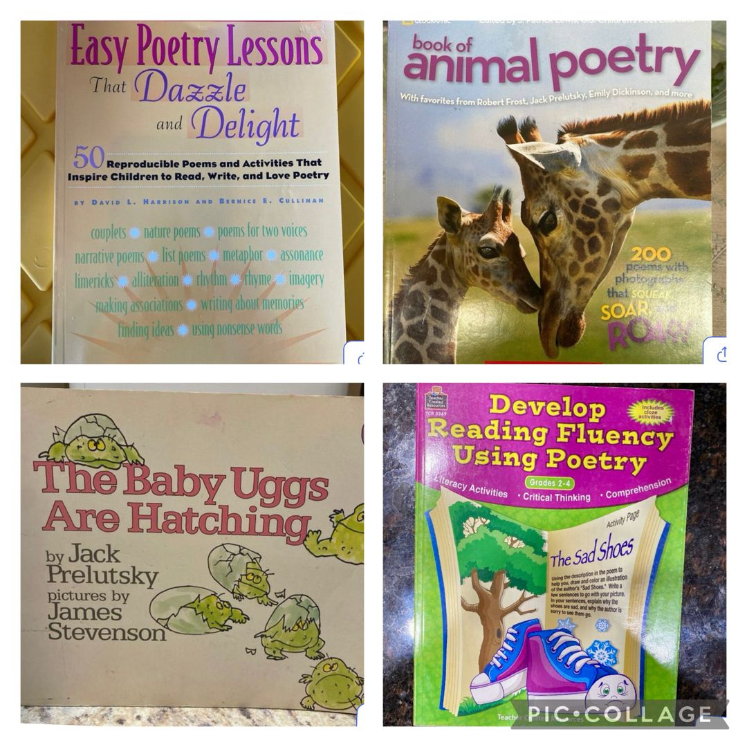 Poetry Book Bundle 🌺 Great for teachers!