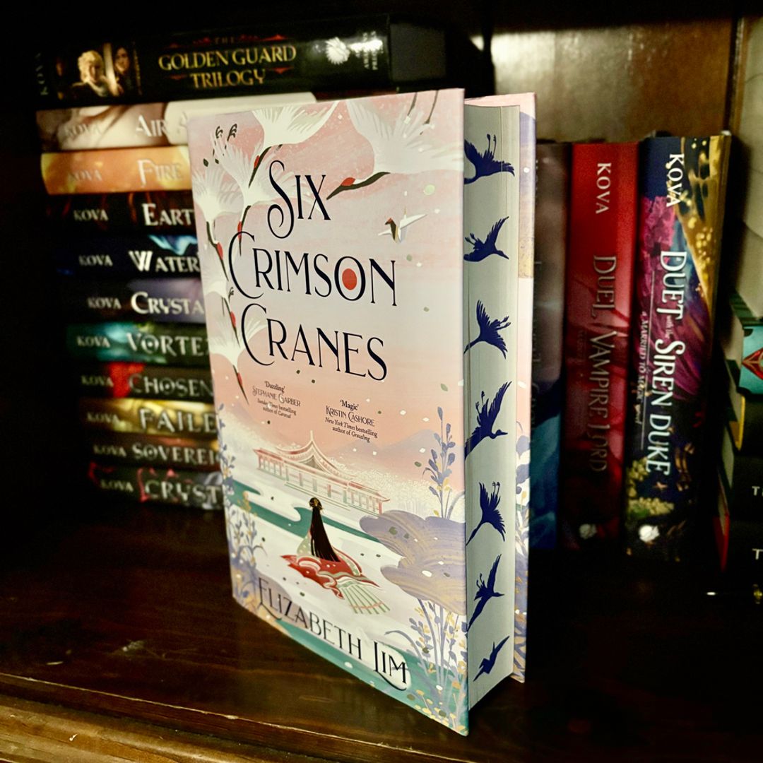 Six Crimson Cranes