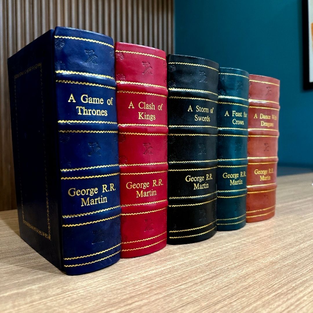 A Song of Ice and Fire by George R.R. Martin - Leather-Bound Edition